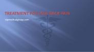 Treatment for Low Back Pain