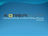 Koreapuff: Leading manufacturer of modular building, offices and structures