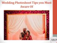 Wedding photo shoot tips you must aware of