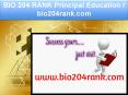 BIO 204 RANK Principal Education / bio204rank.com PowerPoint PPT Presentation