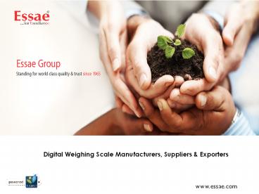 Digital Weighing Scale Manufacturers