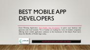 Best Mobile App Developers