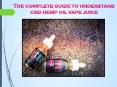 CBD hemp oil vape juice (1) PowerPoint PPT Presentation