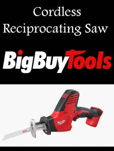 Cordless Reciprocating Saw