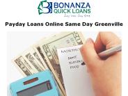 Payday Loans Online Same Day Greenville