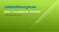 Desk calendars pocket PowerPoint PPT Presentation