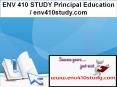 ENV 410 STUDY Principal Education / env410study.com PowerPoint PPT Presentation