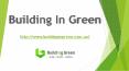 Fit out specialists | Building In Green PowerPoint PPT Presentation