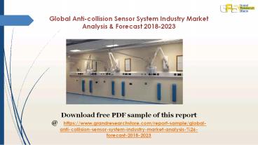 Anti-collision Sensor System Industry Market Analysis & Forecast 2018-2023