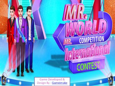 Mr World Competition : Mr International Contest