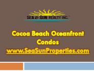 Cocoa Beach Oceanfront Condo