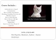 Animal Communication Courses & Film