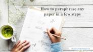 How to Paraphrase Any Paper in a Few Steps