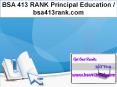 BSA 413 RANK Principal Education / bsa413rank.com PowerPoint PPT Presentation