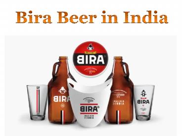 Bira Beer in India