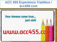 ACC 455 Experience Tradition / acc455.com