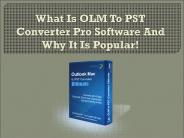 Export OLM Data to PST Outlook