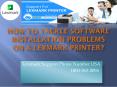 How to tackle software installation problems on a Lexmark Printer? PowerPoint PPT Presentation