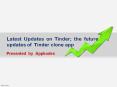 Latest Updates on Tinder; The future updates of Tinder clone app PowerPoint PPT Presentation