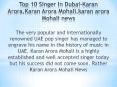Top 10 Singer In Dubai-Karan Arora,Karan Arora Mohali,karan arora Mohali news. (1) PowerPoint PPT Presentation