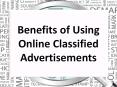Benefits of Using Online Classified Advertisements PowerPoint PPT Presentation