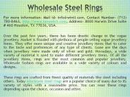 wholesale steel rings