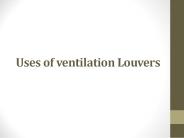 Ventilation Louvers