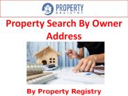 Property Search By Owner Address