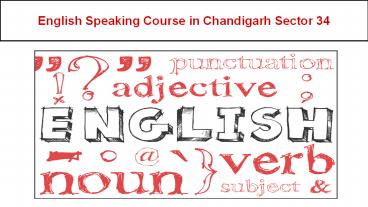 English Speaking course in Chandigarh Sector 34 (8)