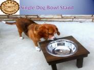 Single Dog Bowl Stand