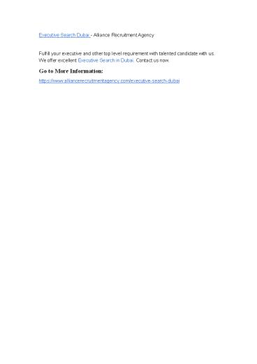 Executive Search Dubai - Alliance Recruitment Agency (1)