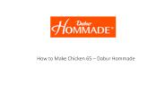 How to Make Chicken 65