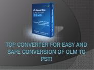 Migrate OLM Mail to PST Format
