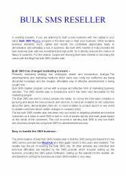 Bulk sms reseller top class business in india