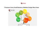 7 Features Every Small Business Website Design Must Have