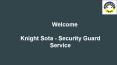 Knight Sota - Home Security Service In Chandigarh PowerPoint PPT Presentation