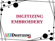 Digitization embroidery- Quality Embroidery By 123Digitizing