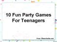 10 Fun Party Games For Teenagers - Plant Jashn PowerPoint PPT Presentation