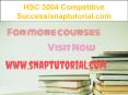 HSC 3004 Competitive Success/snaptutorial.com (1) PowerPoint PPT Presentation