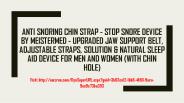Anti Snoring Chin Strap | Stop Snore Device by MeisterMed