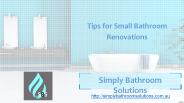 Small Bathroom Renovations | Simply Bathroom Solutions (1)