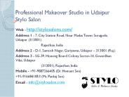 Professional Makeover Studio in Udaipur Stylo Salon