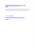 Virtual Real Estate Agent Services from India PowerPoint PPT Presentation
