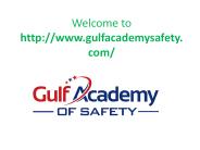 IOSH Managing Safely course in India - gulfacademysafety
