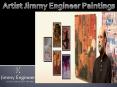 Artist Jimmy Engineer Paintings PowerPoint PPT Presentation