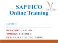SAP FICO Training Material PPT PowerPoint PPT Presentation