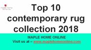 Area Rugs Contemporary Collection by Maple Home 2018