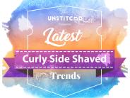 Amazing Side Shaved Curly Hairstyle Combinations For 2018