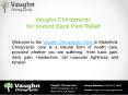 Vaughn Chiropractic Care for Back Pain Relief PowerPoint PPT Presentation