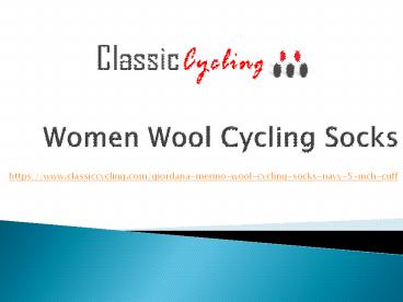 Women Wool Cycling Socks